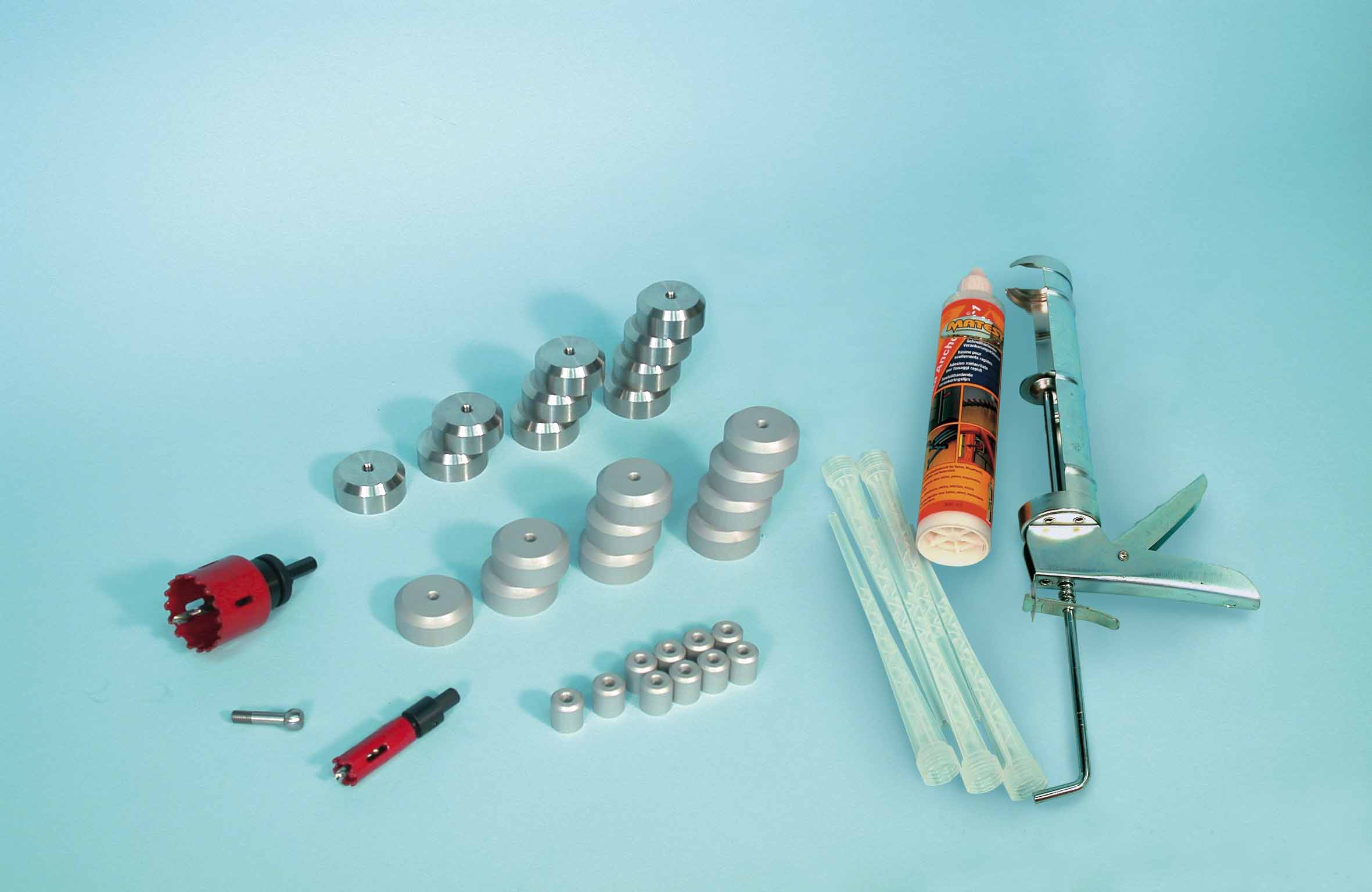 Bộ đĩa nhôm bám dính Matest E143-01